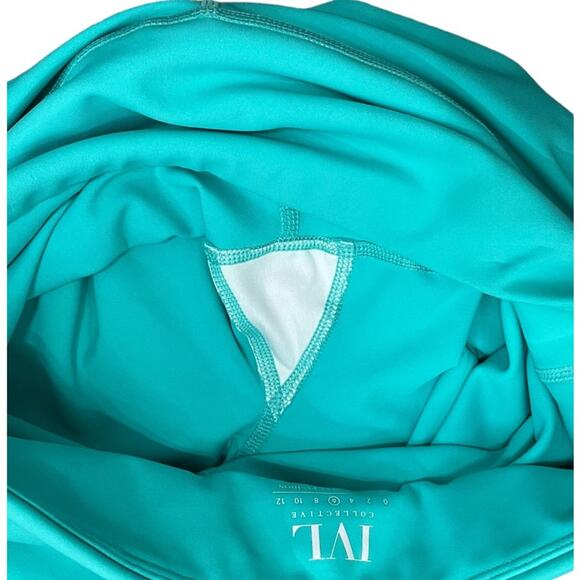 IVL Collective Teal Tight Yoga Bike Shorts Size 6 New Retails $78 - Picture 6 of 7